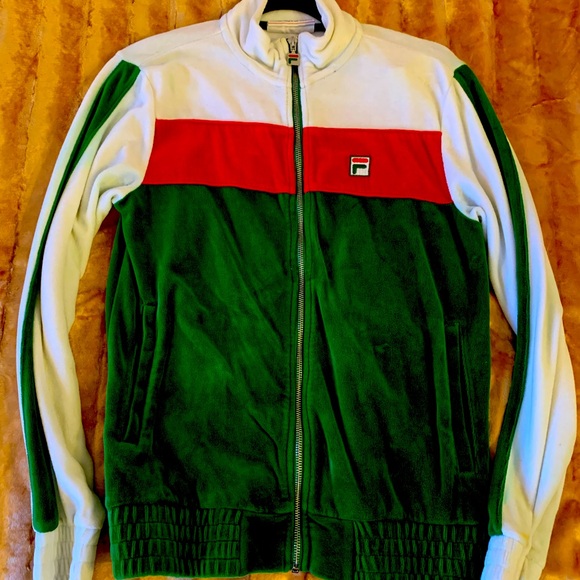 Fila Other - Fila Velour Jacket Italian Colors - Small - Men’s But Cool For Unisex